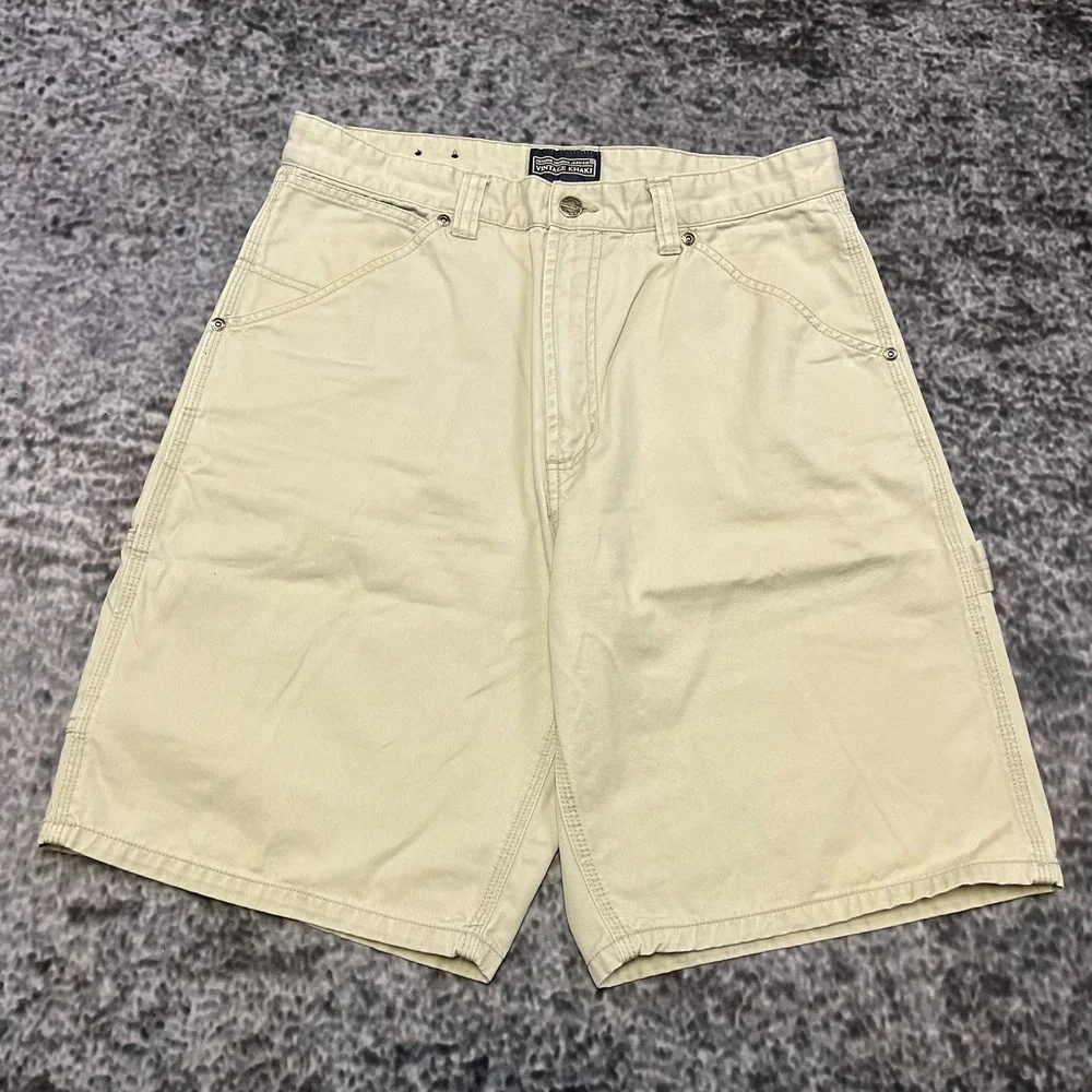 Sonoma Carpenter Shorts Mens 32 Beige Work Outdoor‎ Utility Skater Y2K